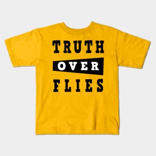 truth over flies, kamala pence debate Kids T-Shirt